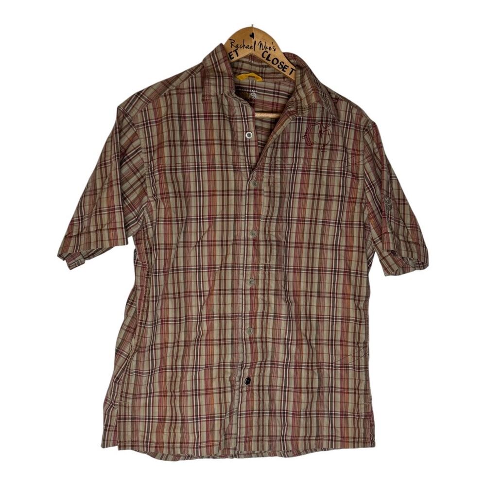 Mountain Hardwear Men's Premium Plaid Button Down Shirt Medium